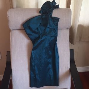 Ross Teal Dress Juniors Size 7 (XS/S)